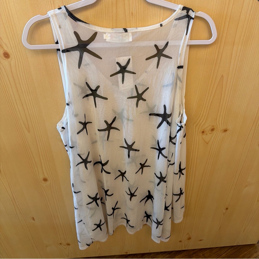 India Boutique Monochrome Starfish Blouse - Picture 9 of 12